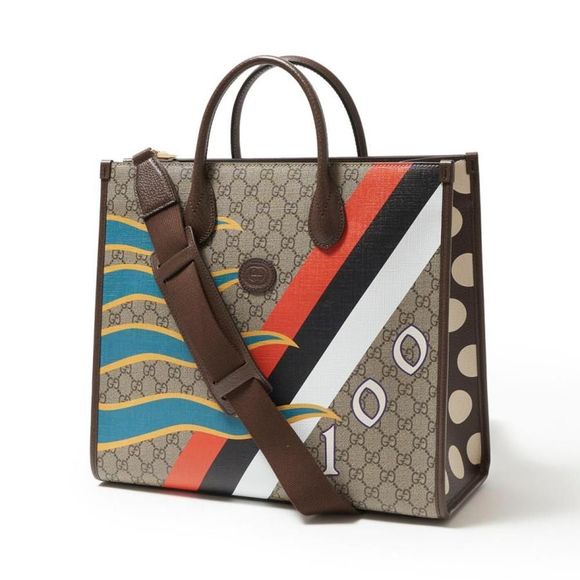 Gucci Tote Bag GG Supreme Beige - Picture 1 of 8